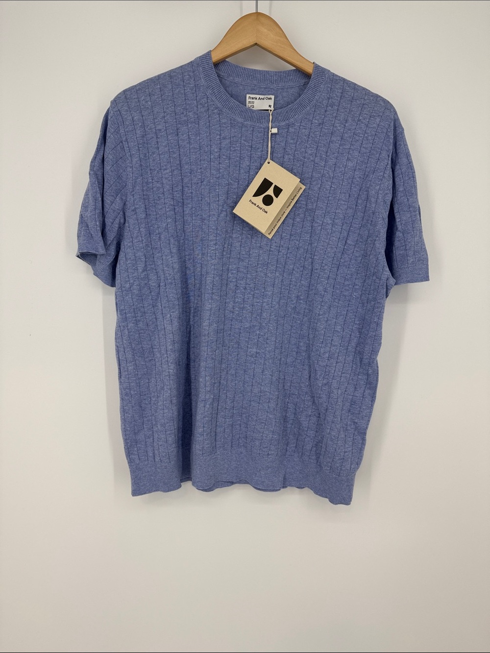Frank and Oak The linen knit t-shirt NWT